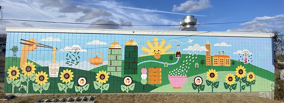 F-Mart’s Mural Provides Beacon for Asian Community in Lawrence